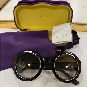 Gucci Women's Tortoiseshell Sunglasses